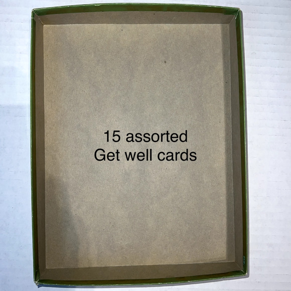 Vintage Boxed Assorted Greeting Cards Get Well Unused - Picture 4 of 5